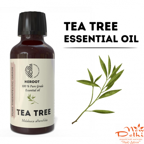 Tea Tree Heroot -чиста терапевтична ефірна олія чайного дерева. Індія.10 мл. Ароматерапія. Tea Tree Heroot -чиста терапевтична ефірна олія чайного дерева. Індія.10 мл. Ароматерапія.