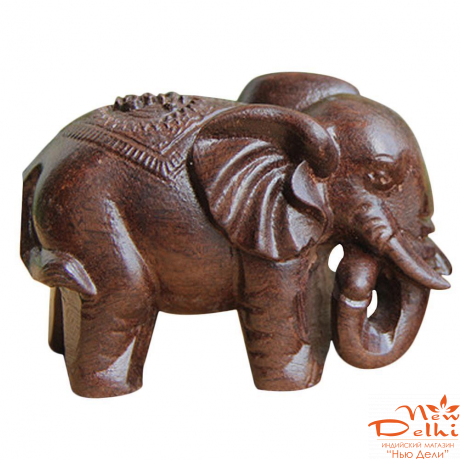 Слон -символ богатства, з червоного дерева, розмір  5.5 * 4 см