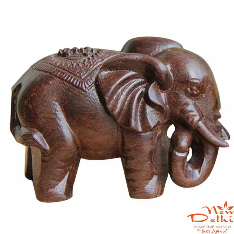 Слон -символ богатства, з червоного дерева, розмір  5.5 * 4 см