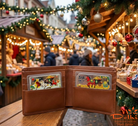 Грошова пластина "Кінь на щастя" сувенир до Нового року.Фен-Шуй, амулети на Удачу , Багатство.