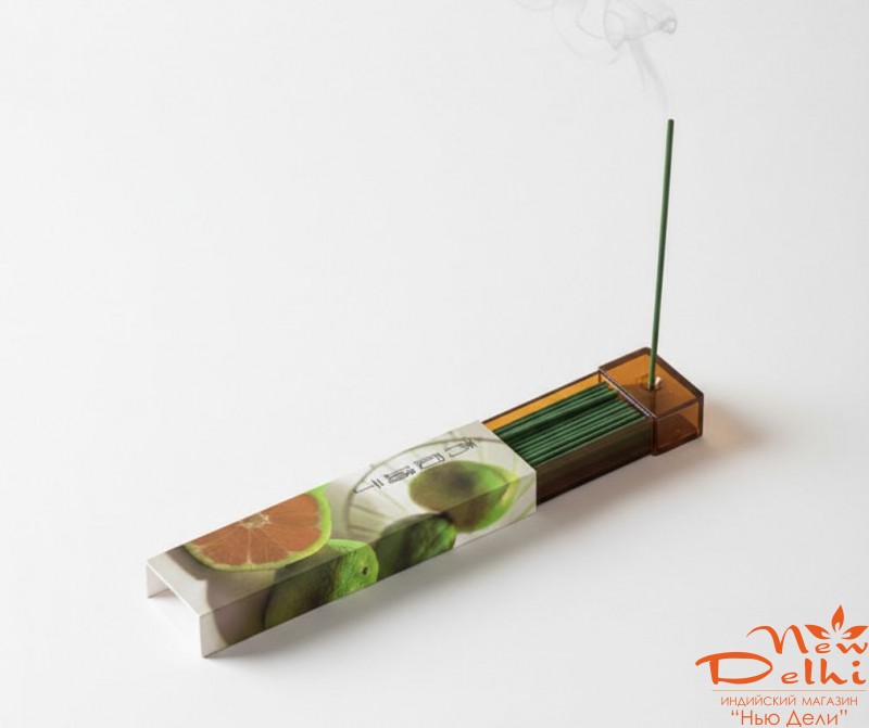 Цедра апельсина- в коробці - підставці  Ароматичні палички, Китай